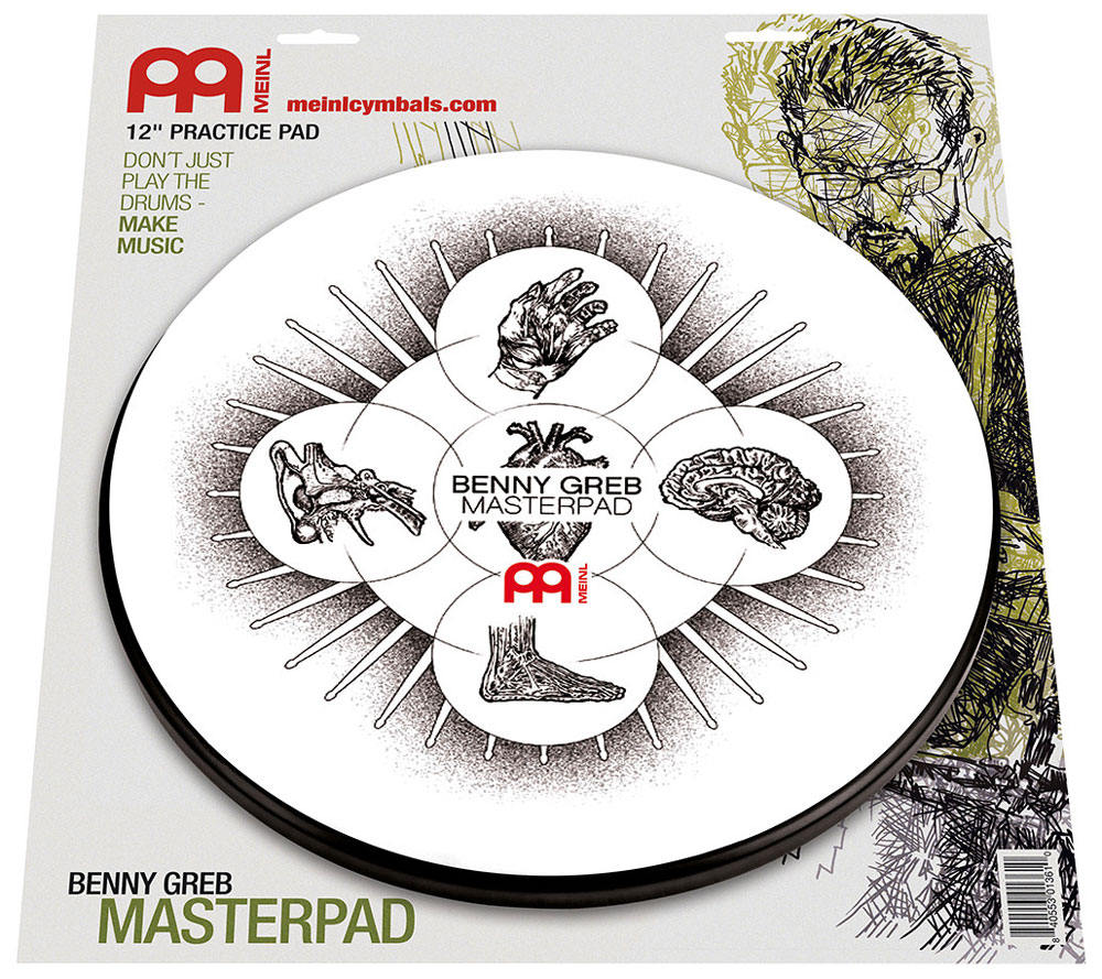 MPP-12-BG マイネル ドラム練習パッド 12” MEINL Benny Greb Masterpad