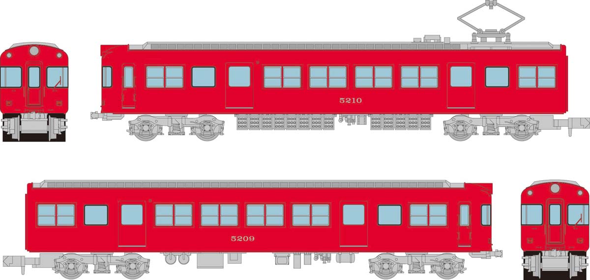 ［鉄道模型］トミーテック (N) 鉄道コレクション 名古屋鉄道5200系2両セットB