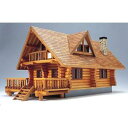 1/24 木製模型 ログハウス 木製組立キット ウッディジョー