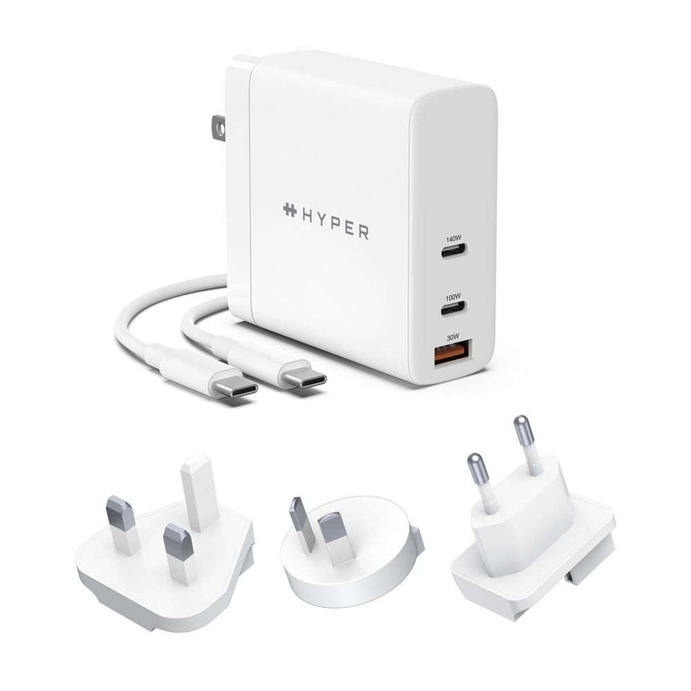 HYPER HyperJuice 140W PD 3.1 電源アダプタ HP-HJG140WW