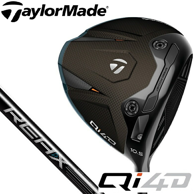 テーラーメイド Qi4D ドライバー 10.5°（REAX 60 Mid Rotation Blue シャフト・フレックス：S） TM-QI4D-105-MR60S TaylorMade ゴルフ ゴルフクラブ