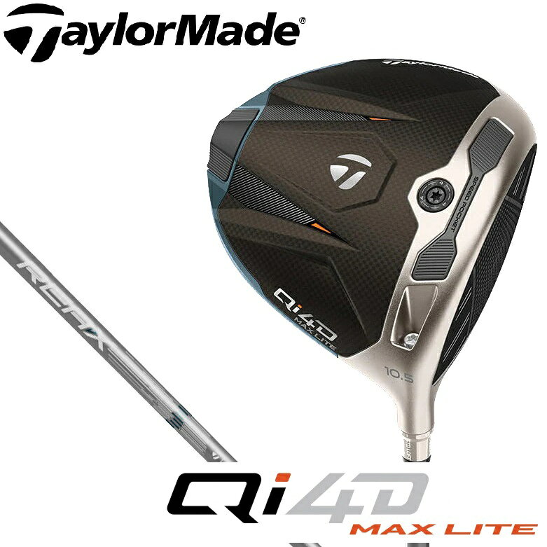テーラーメイド Qi4D MAX LITE ドライバー 10.5°（REAX 40 Mid Rotation Blue シャフト・フレックス：R） TM-QI4DMXL-105-MR4R TaylorMade ゴルフ ゴルフクラブ