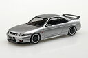 アオシマ 1/32 ザ スナップキット No.15-SP4 ニッサン R33スカイラインGT-R カスタムホイール(ソニックシルバー)【66416】 プラモデル