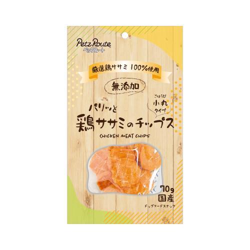 パリッと鶏ササミのチップス 70g ペッツルート パリツトトリササミノチツプス70G