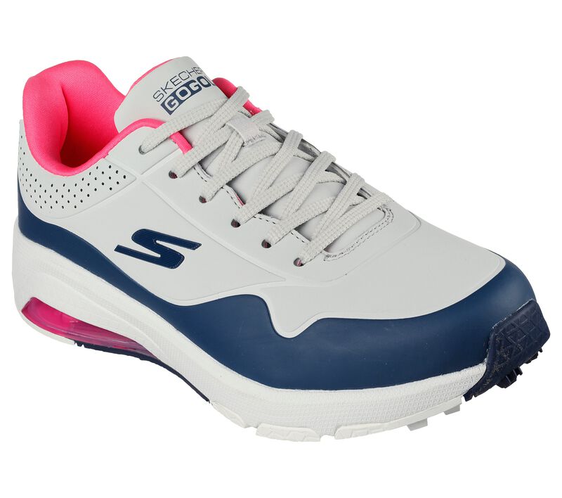 スケッチャーズ レディース・スパイクレス・ゴルフシューズ（グレー/ネイビー・サイズ：24.5cm） SK-12..