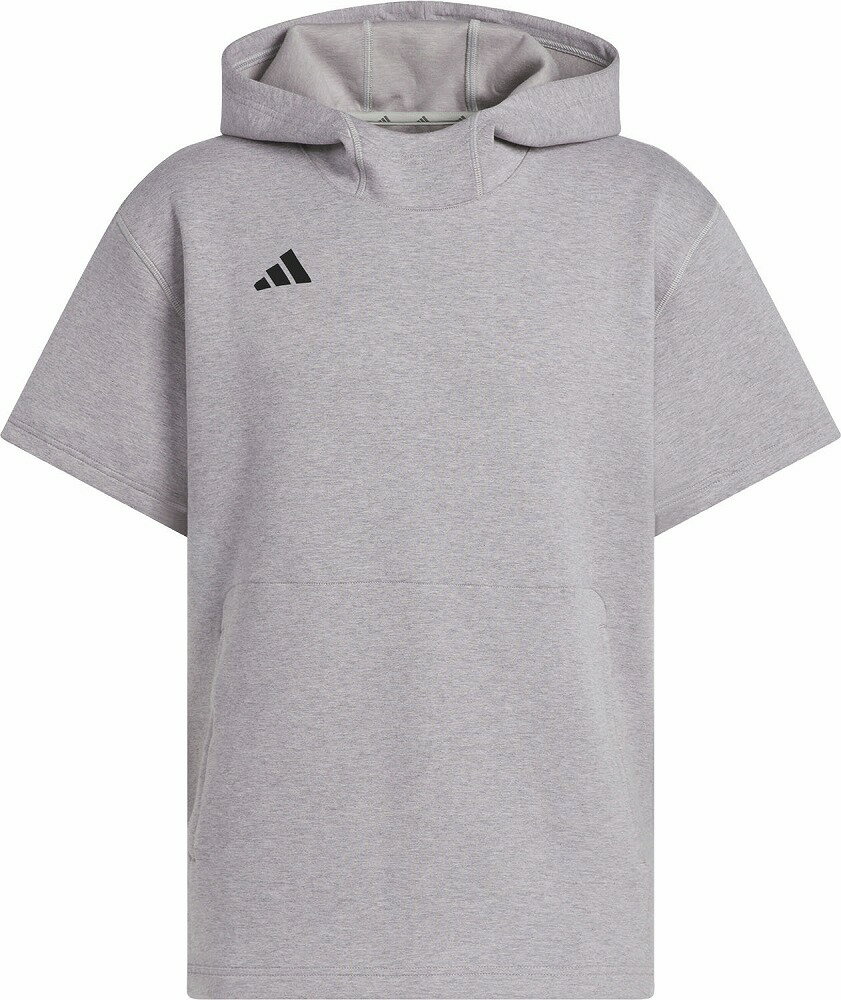【返品種別A】□「返品種別」について詳しくはこちら□◆adidasの半袖フード付きスウェットシャツを着て、試合に備えよう。◆試合前の練習中に、ダグアウト、バッティングケージ、フィールドで快適に過ごせるように作られたこのスウェットシャツは、ゆったりとフィットし、投打のあらゆる動きに対応。◆フードとカンガルーポケットがあたたかさをプラス。◆リサイクル素材を選ぶことで、すでに存在する資源を再利用し、廃棄物の削減につなげている。◆また、再生可能な素材を取り入れることで、限りある資源への依存を減らしている。◆この製品は、リサイクル素材や再生可能素材をブレンドしたものを70％以上使用。■　仕　様　■素材：綿56％リサイクルポリエステル40％ポリウレタン4％ルーズフィットフード付きカンガルーポケットリサイクル・再生可能素材を70％以上使用メンズ[ADJJRY93IS9770L]アディダスアウトドア＞野球・ソフトボール＞ウエア＞トレーニングウェア＞トップス
