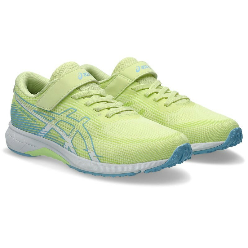 アシックス キッズ・ジュニア用 スニーカー LAZERBEAM RK-MG（ソフトイエロー×ライトブルー・サイズ：2..