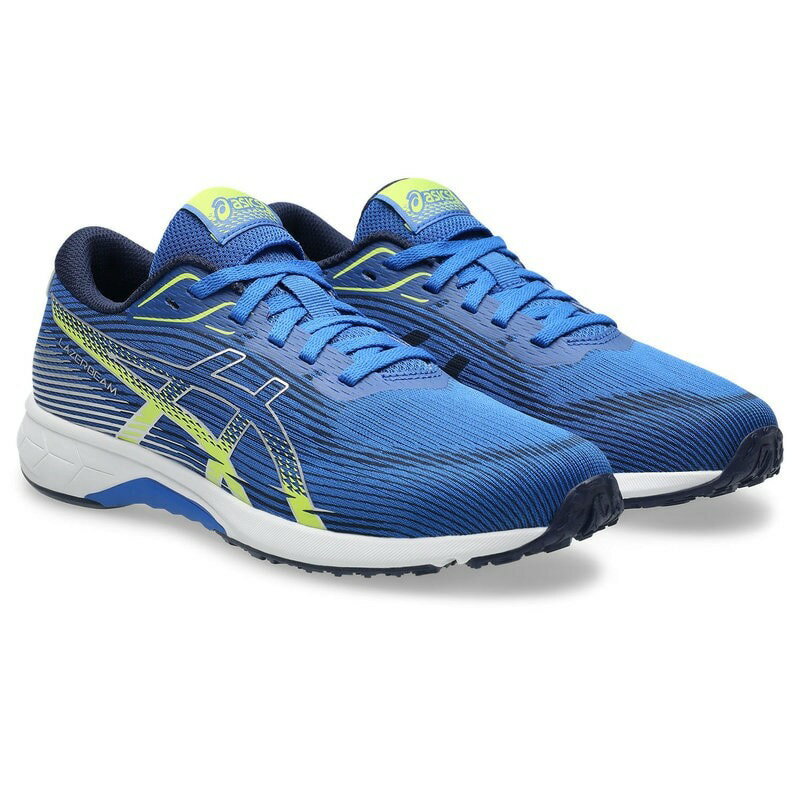 ASICS - アシックス キッズ・ジュニア用 スニーカー LAZERBEAM RK（ブルー×シルバー・サイズ：22.5cm） 1154A222-401-22.5 asics
