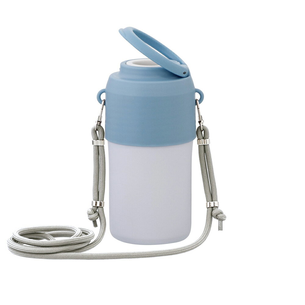 リブプラス 持ち運びしやすい ペットボトルホルダー　アイスブルー NM-372 [NM372]