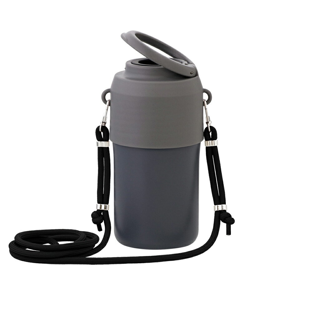 リブプラス 持ち運びしやすい ペットボトルホルダー　ブラック NM-373 [NM373]