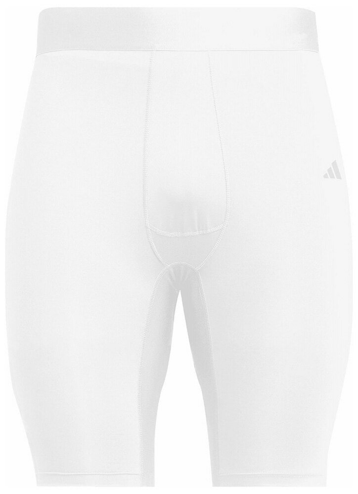 アディダス メンズ テックフィット ショートタイツ（ホワイト・サイズ：J/5XL） KQZ55-JN7398-J/5XL adidas