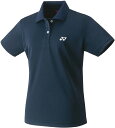 YO-20800-019-M ヨネックス レディース ゲームシャツ(ネイビーブルー・サイズ:M) YONEX