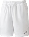 YO-25068-011-O ヨネックス レディース ニットハーフパンツ(ホワイト・サイズ:O) YONEX