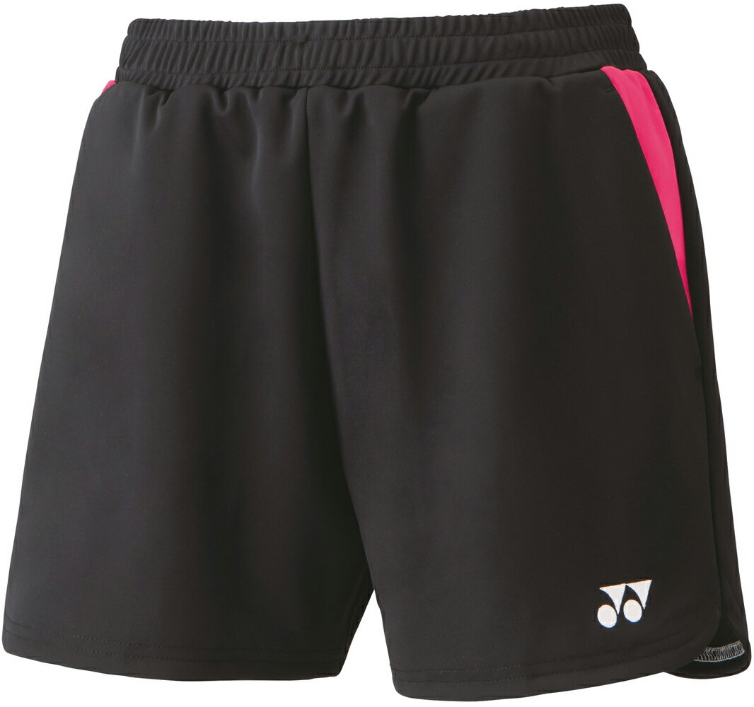 YO-25069-007-M ヨネックス レディース ニットショートパンツ（ブラック・サイズ：M） YONEX