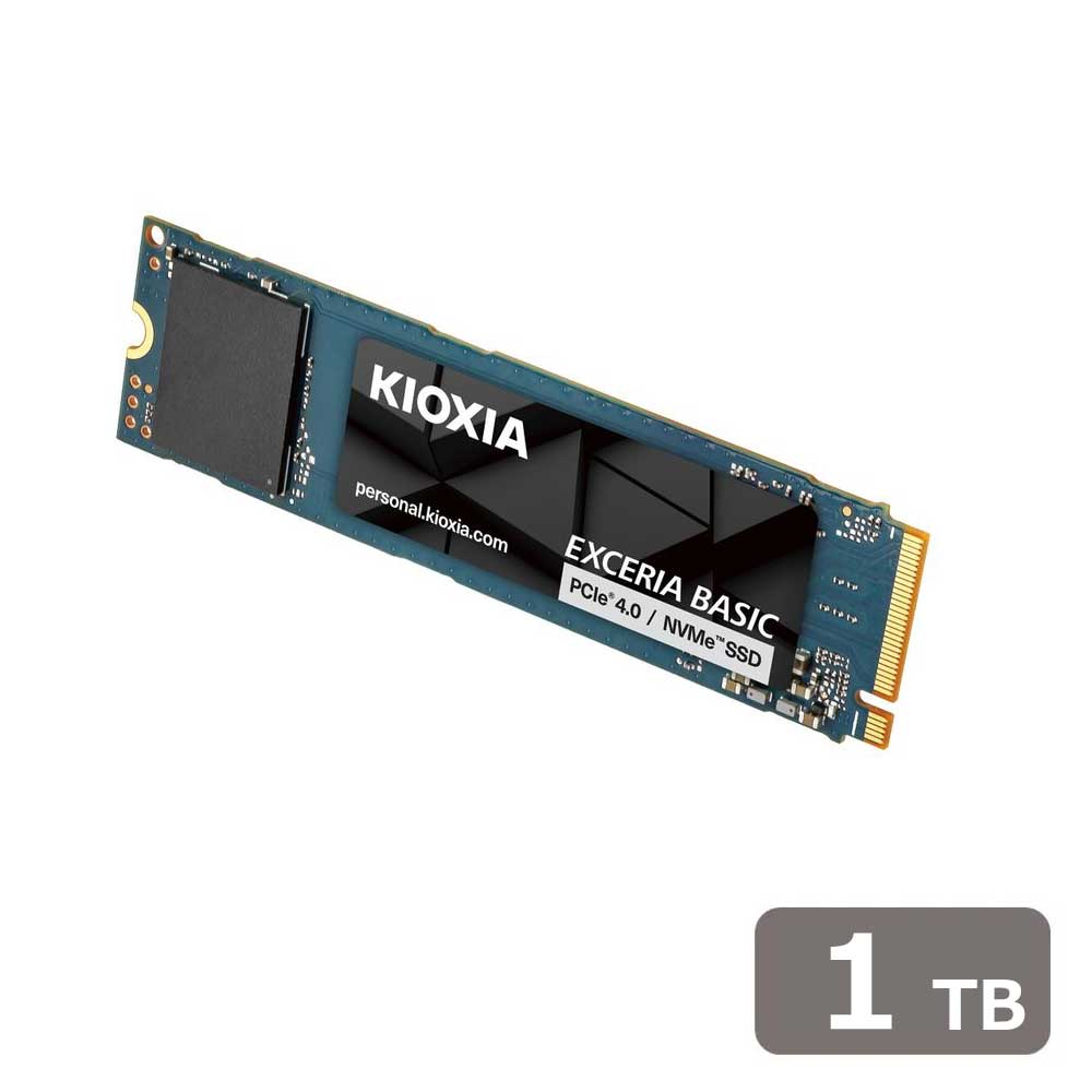 KIOXIA｜キオクシア 内蔵SSD KIOXIA EXCERIA BASIC NVMe Gen4x4 1TB SSDCKN4B/Nシリーズ SSD-CK1.0N4B/N