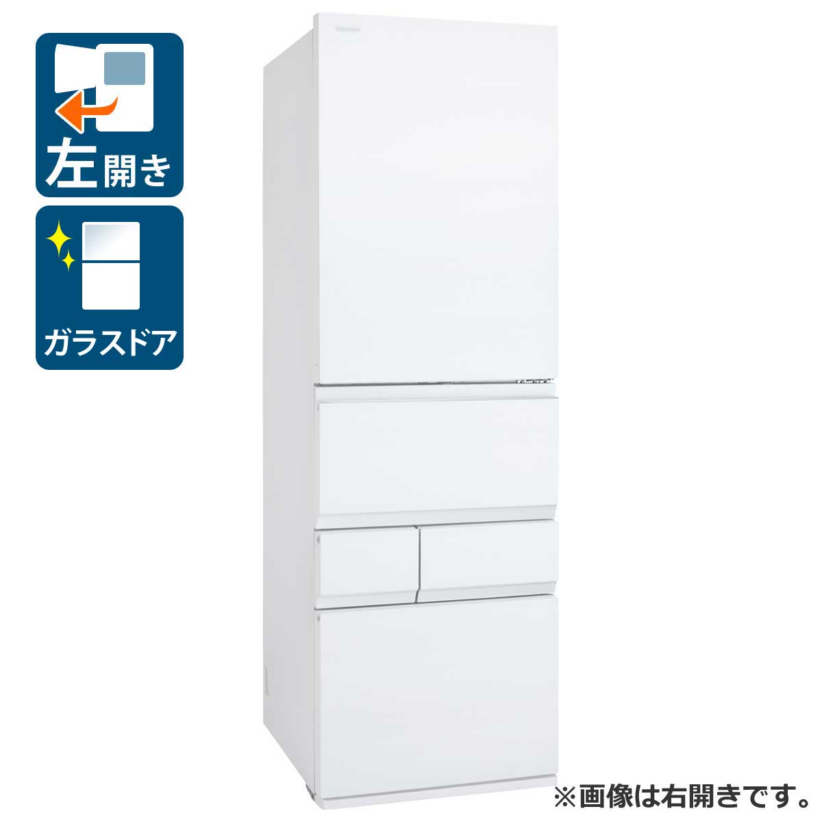 ��ɸ����������_A���ꥢ�Τߡ���� 501L 5�ɥ���¢�ˡʥե����ȥۥ磻�ȡˡں������� GR-A500GTL(TW) TOSHIBA [GRA500GTLTW]