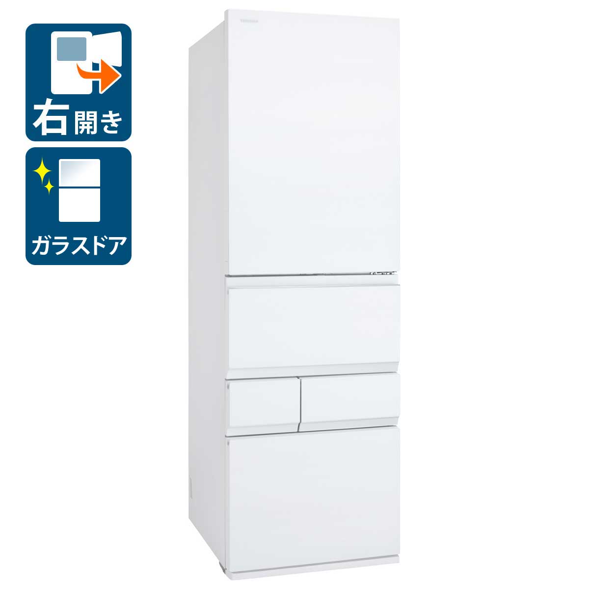 ��ɸ����������_A���ꥢ�Τߡ���� 501L 5�ɥ���¢�ˡʥե����ȥۥ磻�ȡˡڱ������� GR-A500GT(TW) TOSHIBA [GRA500GTTW]