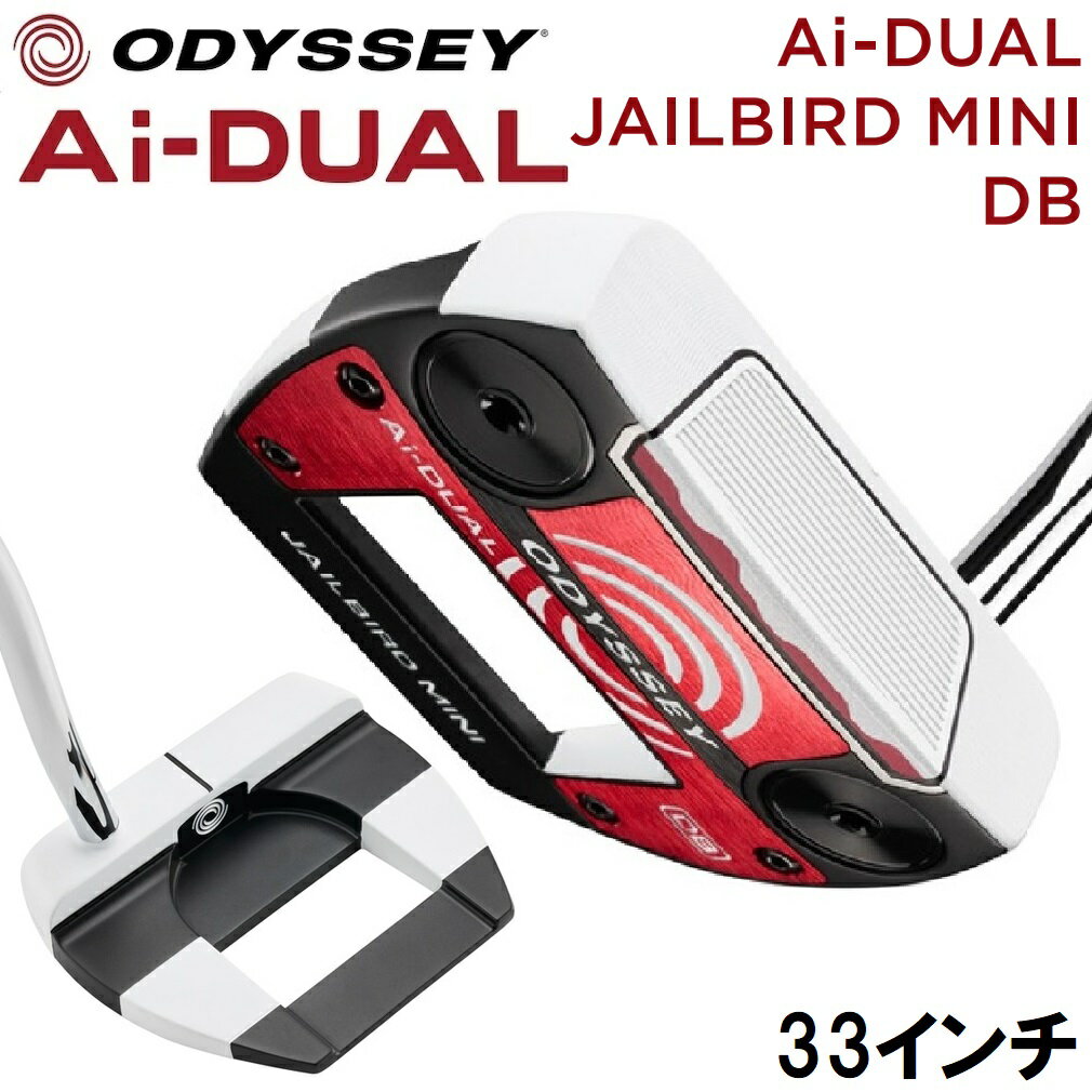 オデッセイ Ai-DUAL JAILBIRD MINI DB パター（33インチ） ODY-AD-JBMINI-DB-33 ODYSSEY ゴルフクラブ エーアイ デュアル