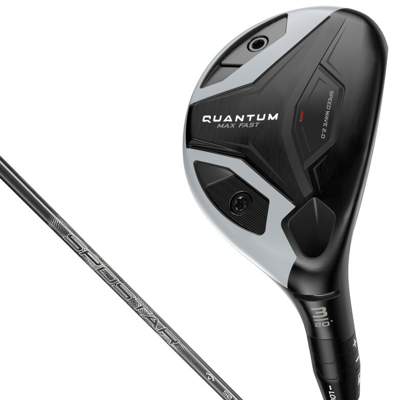 CALLAWAY - キャロウェイ QUANTUM MAX FAST ユーティリティ 6H ロフト角28°（SPDSTAR 50 for Callaway シャフト・フレックス：R） CW-QTMMF-6H-50R Callway ゴルフクラブ クアンタム