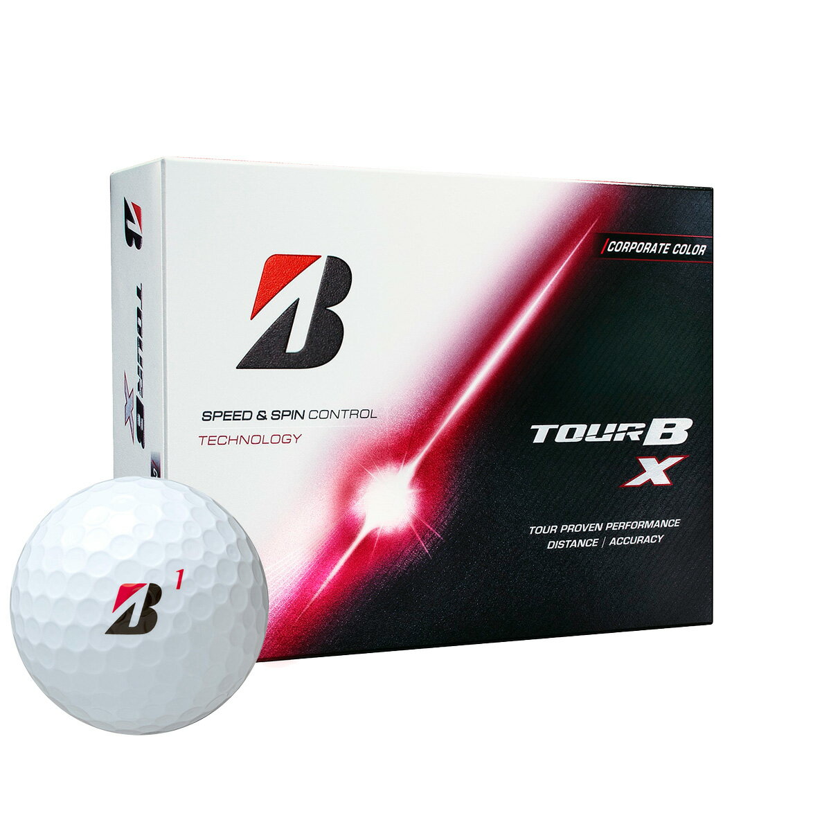 ブリヂストンゴルフ ゴルフボール TOUR B X 2026年モデル 1ダース 12個入り(ホワイトコーポレート) 26-TOUR-B-X-COP BRIDGESTONE GOLF ツアーBX ゴルフ ボール
