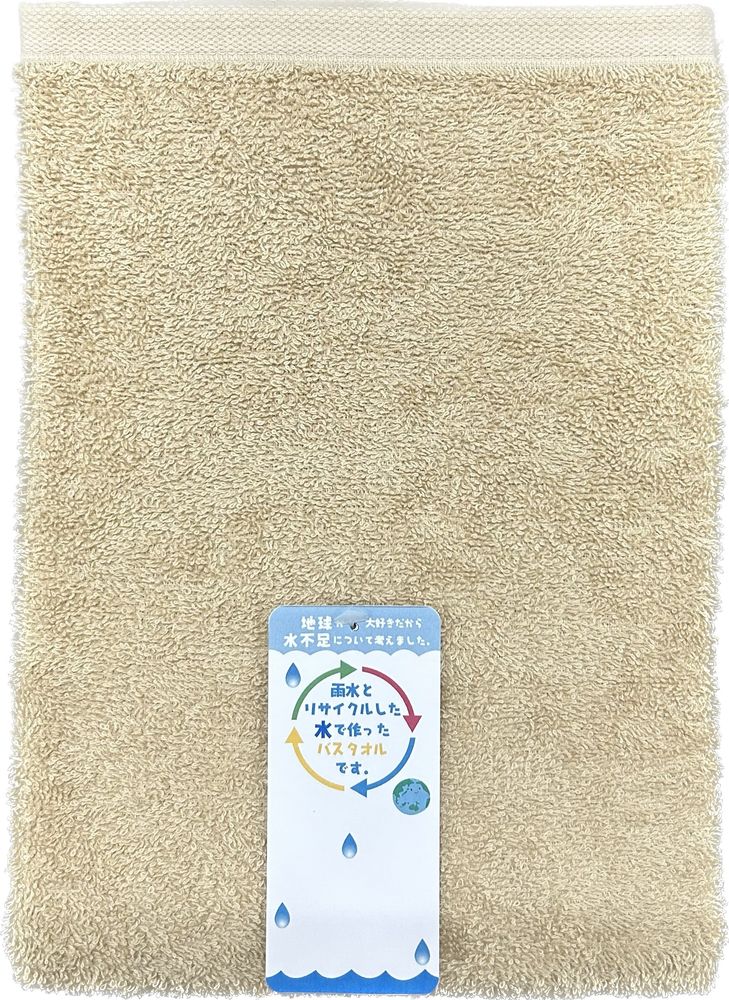 林(Hayashi) バスタオル テラカラー ベージュ 約60×120cm BN602428 [BN602428]