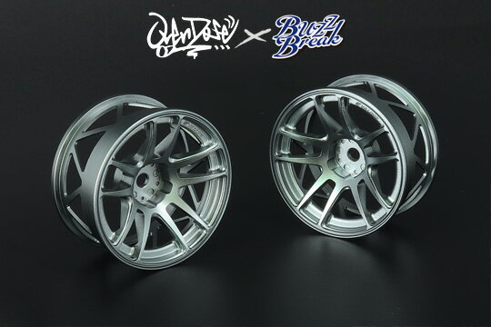 OVERDOSE VALINO N820S アルミホイール OVERDOSE ver. UL-SPEC 26mm ( チタンシルバーアルマイト/ OFF+7) 【BB-RW-038】 ラジコンパーツ