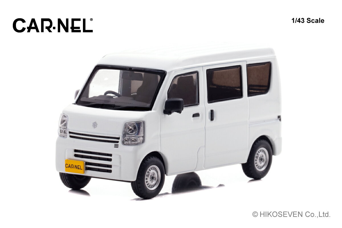 CAR-NEL 1/43 スズキ エブリイ PA (DA17V) 2001 White【CN432101】 ミニカー