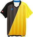 TSP-031466-0400-4XL ヴィクタス 卓球 ユニセックス ゲームシャツ V-GS053(イエロー・サイズ:4XL) VICTAS