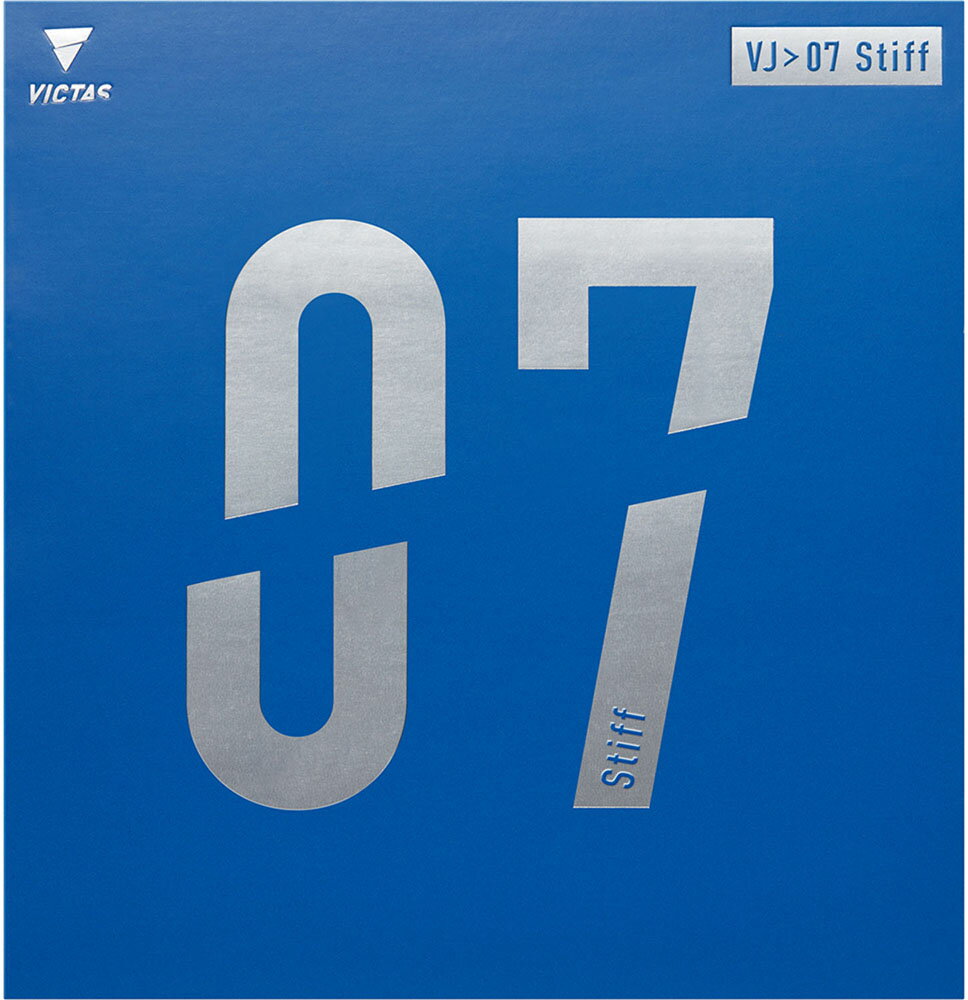 Table Tennis - ヴィクタス 卓球ラバー VJ＞07 Stiff（スティフ）（ブラック・サイズ：MAX） TSP-020731-0020-MAX VICTAS 裏ソフトラバー