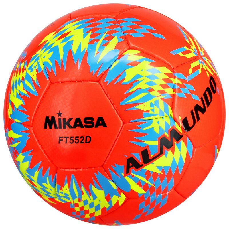 ミカサ サッカーボールALMUNDO 検定球5号 手縫い（オレンジ） FT552D-O