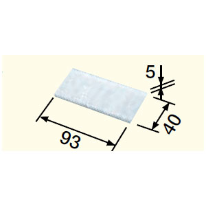 三菱重工 エアコン用交換フィルター(2枚組×1セット) CFB-13 換清メカ用ヘパフィルター [CFB13]