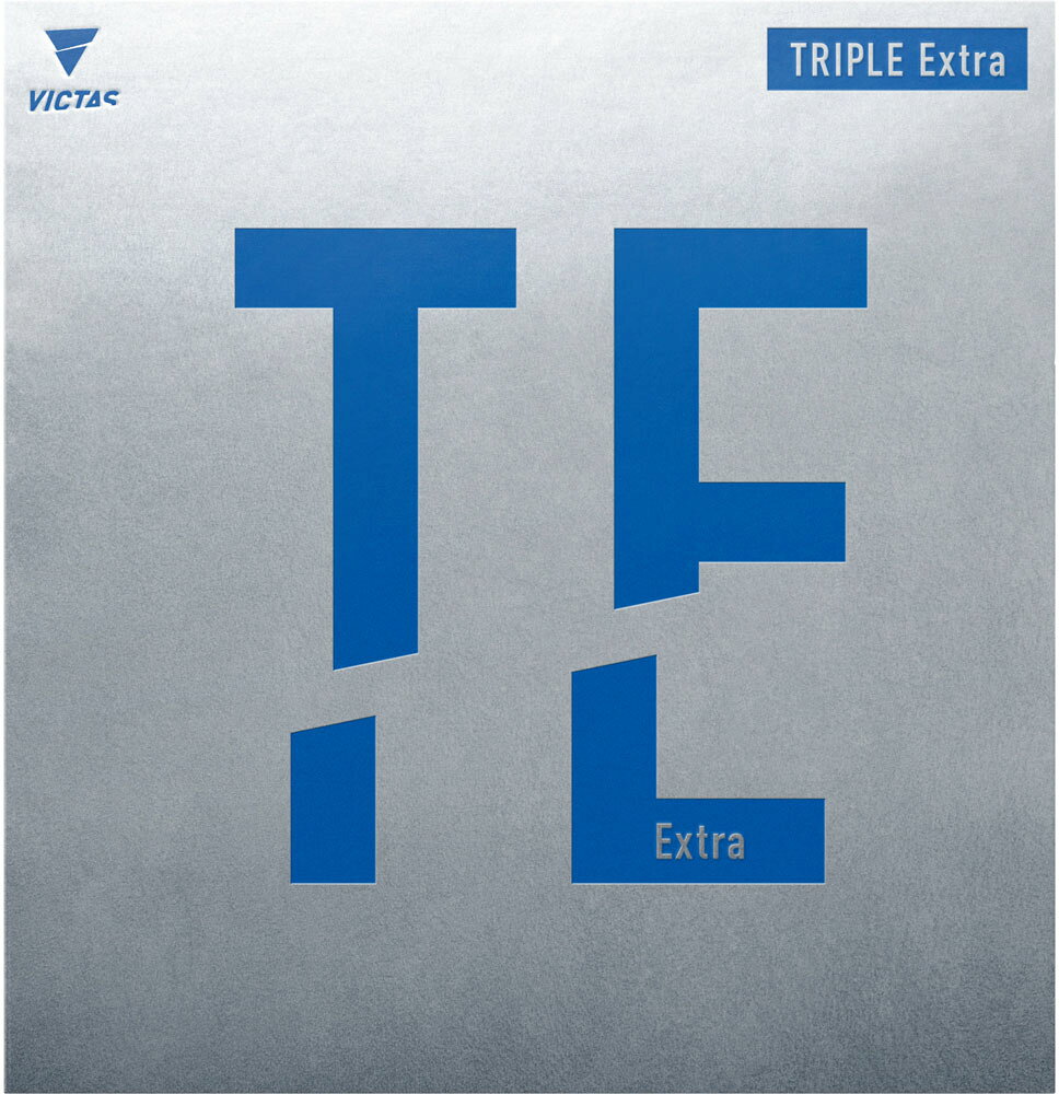 ヴィクタス 卓球ラバー TRIPLE Extra（ブラック・サイズ：MAX） TSP-200050-0020-MAX VICTAS 裏ソフトラバー