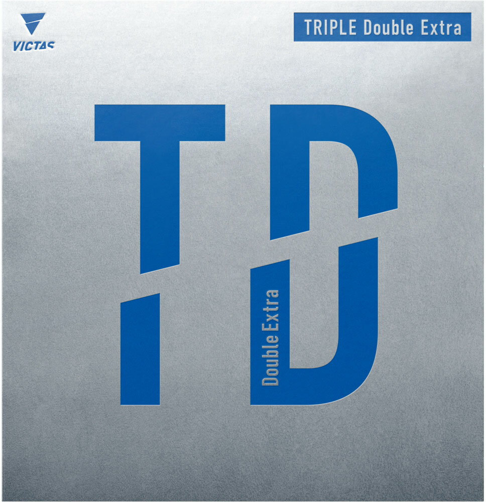 TSP-200060-0020-2.0 ヴィクタス 卓球裏ソフトラバー TRIPLE Double Extra（ブラック・サイズ：2.0） VICTAS