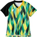 ヴィクタス 卓球 レディース ゲームシャツ V-LGS244(グリーン・サイズ:XL) TSP-512203-4000-XL VICTAS