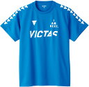 TSP-532201-5000-M ヴィクタス 卓球 ユニセックス プラクティス Tシャツ V-TS245（ブルー・サイズ：M） VICTAS