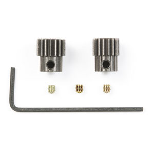 タミヤ OP.964 48ピッチ ピニオンギヤ (16T、17T)【53964】