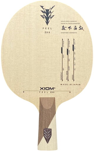 TKU-21507 エクシオン 卓球中国式ペンラケット 攻撃用 FEEL ZX II XIOM TKU-21507 エクシオン 卓球中国式ペンラケット 攻撃用 FEEL ZX II XIOM