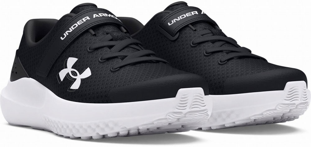 アンダーアーマー UAサージ4 AC（Black/Anthracite/White・サイズ：19.0） DOM-3027104-001-19.0 UNDER ARMOUR