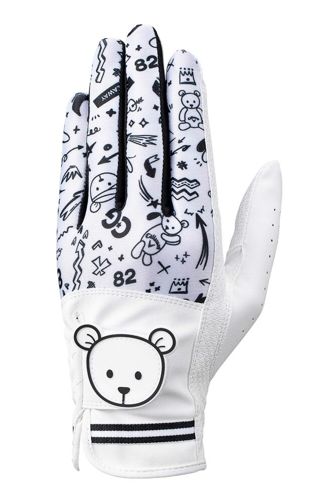 キャロウェイ レディース ゴルフグローブ ベアー デュアル グローブ 26 JM（ホワイト・サイズ：18cm） ..