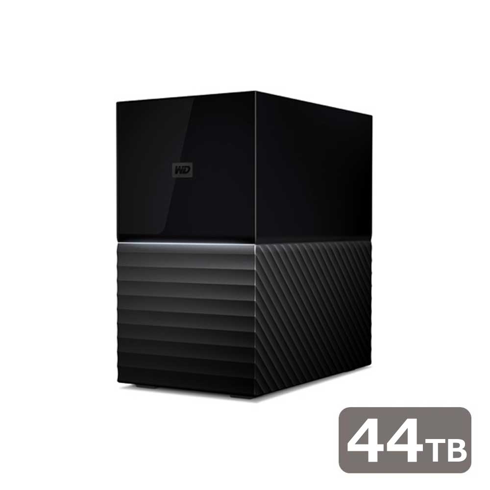 Western Digital（ウエスタンデジタル） My Book Duo（2021EX） 44TB 2台のハードディスクを内蔵した大容量RAIDハー…