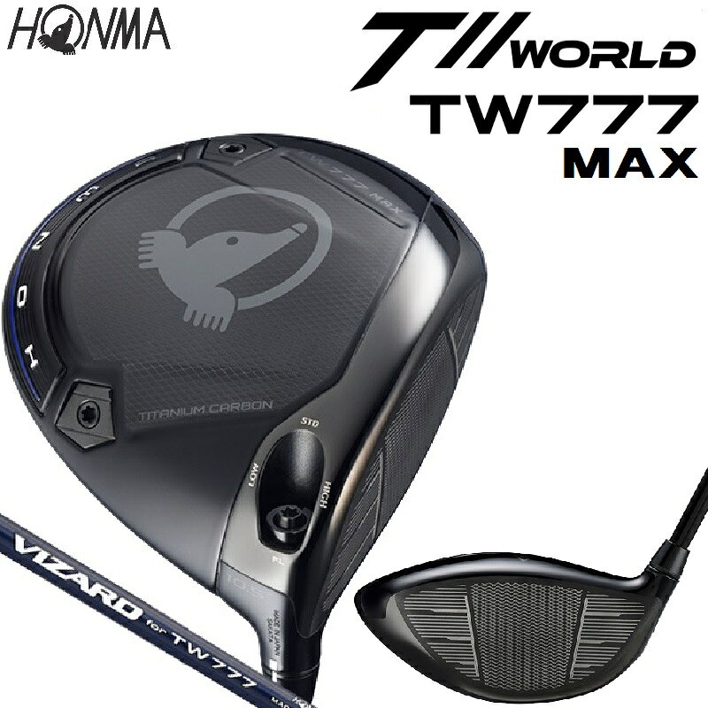 本間ゴルフ T//WORLD TW777 MAX DRIVER ツアーワールド ドライバー 10.5（VIZARD for TW777 シャフト・フレックス：S） TW777MAX-105S HONMA GOLF