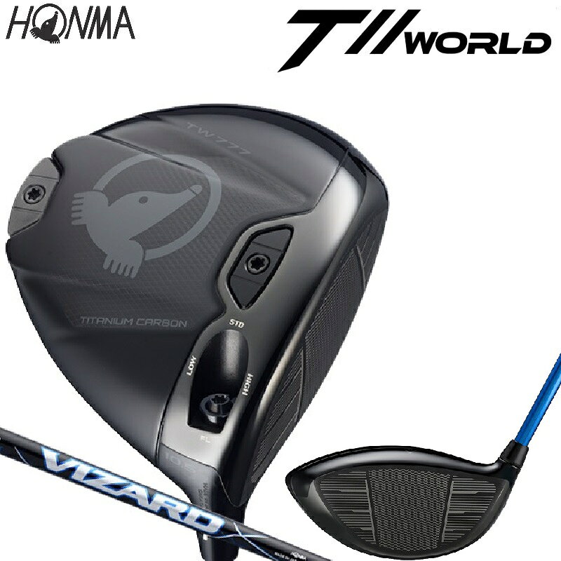 本間ゴルフ T//WORLD TW777 DRIVER ツアーワールド ドライバー 10.5（VIZARD BLUE 50 シャフト・フレックス：S） TW777-105-VZBL5S HONMA GOLF