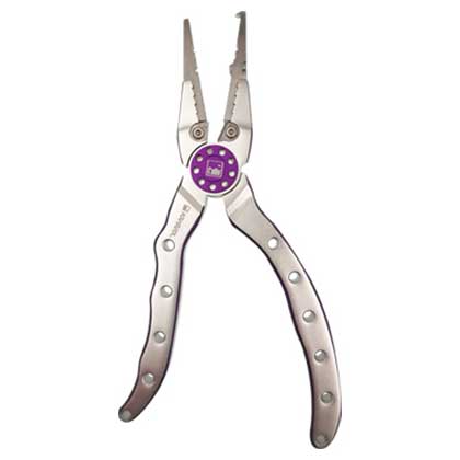 カハラジャパン 6.5インチ ヘビーデューティーアルミプライヤー(シルバー/パープル) 6.5インチヘビーデューティーアルミプライヤー(シルバー/パープル)KAHARA フィッシングプライヤー