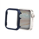 GAACAL(ガーカル) Apple Watch 4-6/SE1-2 【44mm】 メタリックフレーム(ネイビー) W00114N4