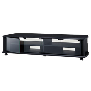 ハヤミ工産 60V型まで対応 テレビ台 (ブラック) TV-BS140L TIMEZ(タイメッツ)　BSシリーズ