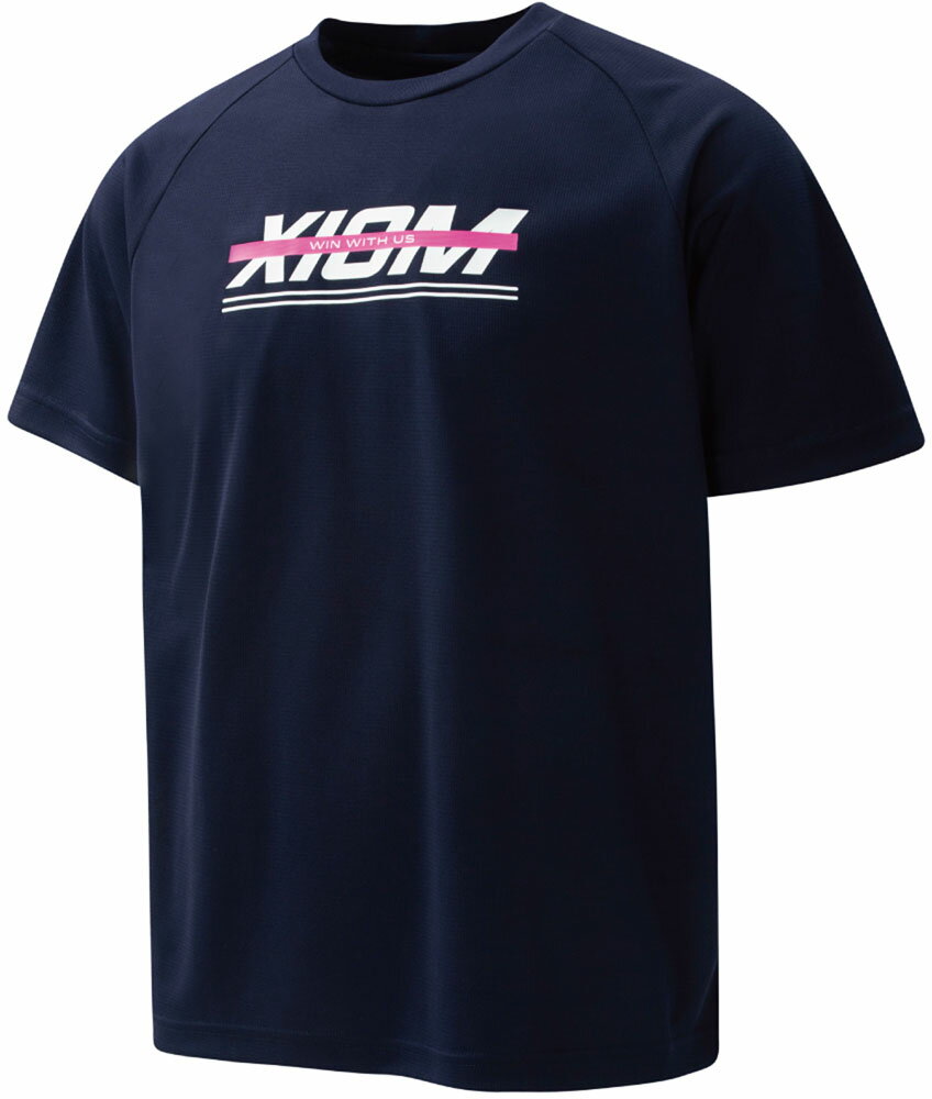 TKU-81105 エクシオン カラーライン Tシャツ（パープル・サイズ：M） XIOM