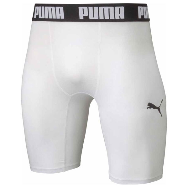 褲子 - プーマ メンズ コンプレッション ショートタイツ（プーマホワイト・サイズ：4XL） PAJ-656333-04-4XL PUMA コンプレッション ショートタイツ