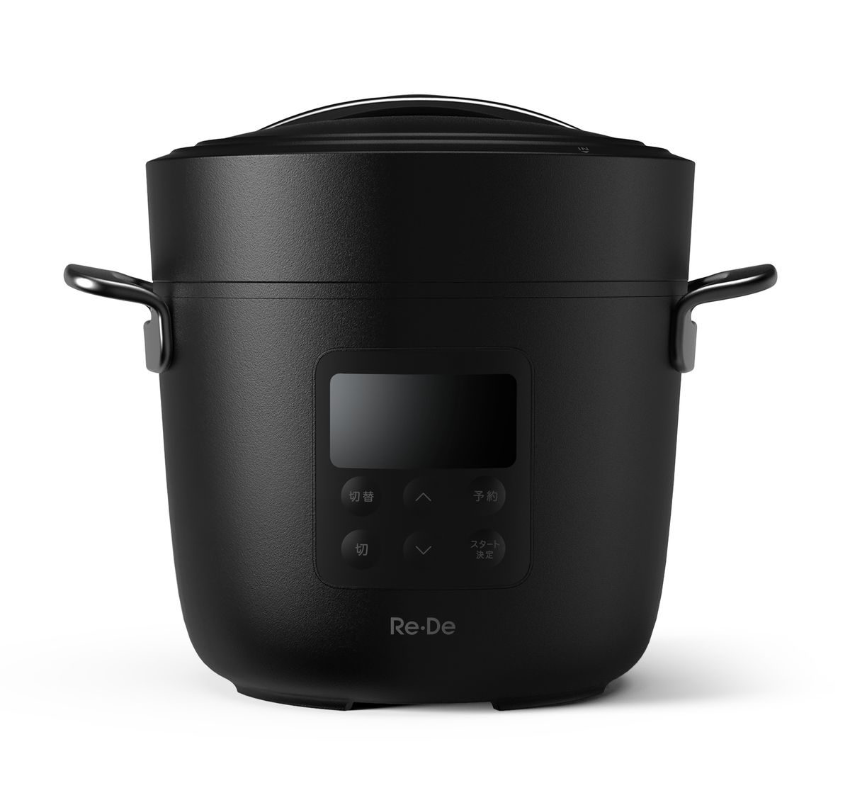 Re・De（リデ） 電気圧力鍋 1.2L ブラック EPC01A-20BK A-Stage Re・De Pot リデポット [EPC01A20BK]