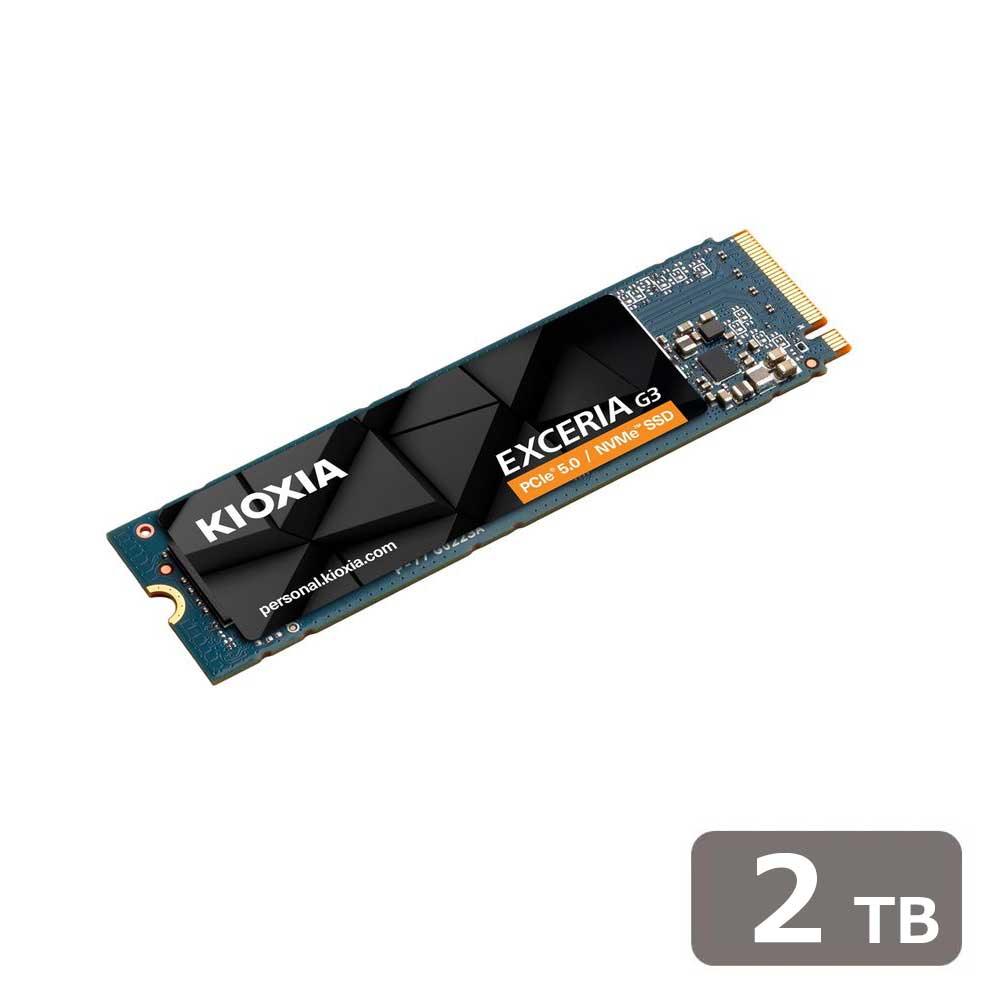 KIOXIA｜キオクシア 内蔵SSD KIOXIA EXCERIA G3 NVMe Gen5x4 2TB SSD-CK2.0N5G3/N...