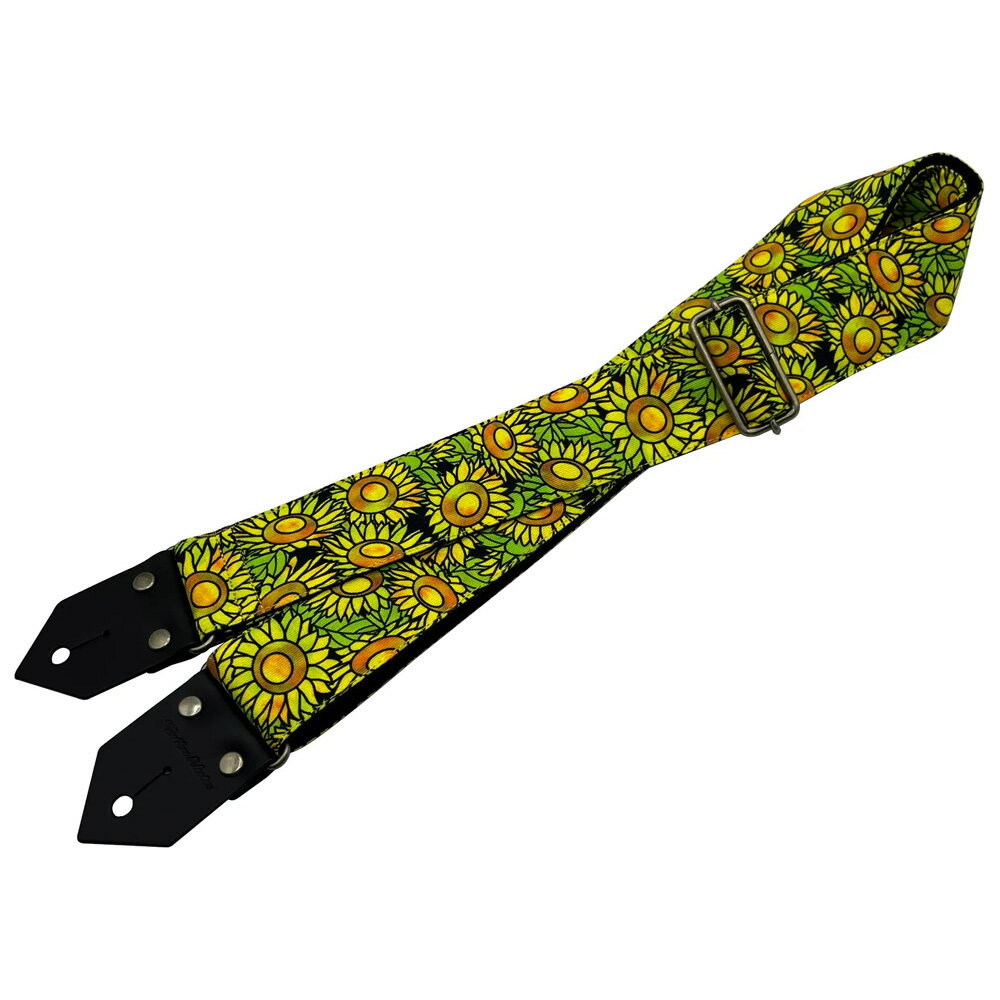 スパイスノート ギターストラップ【Sunflower】 ES-PP50FL/SUN SPICENOTE